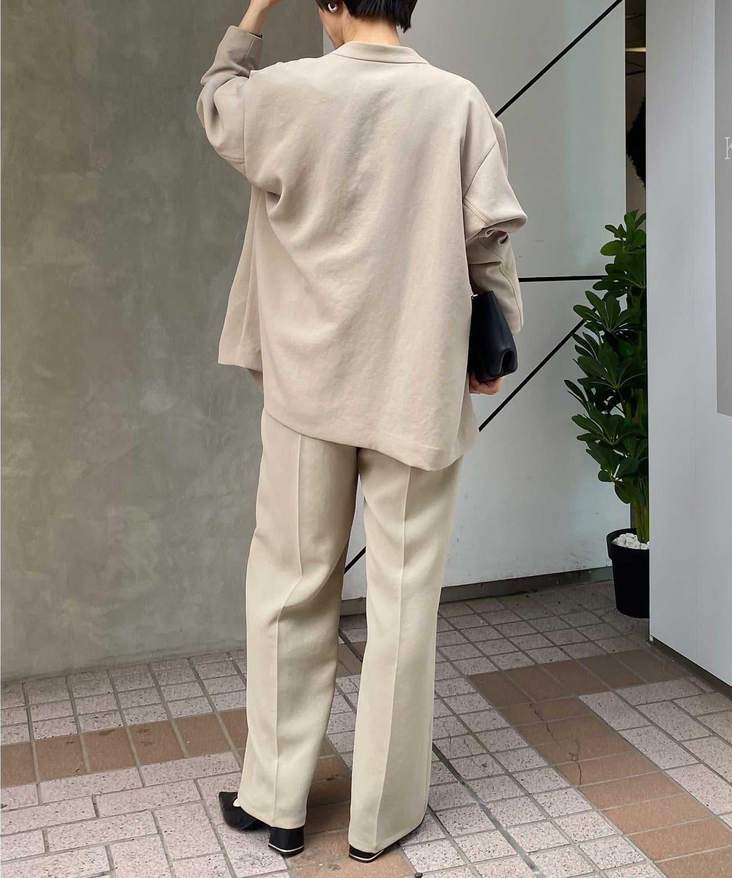 運動風寬鬆袖夾克