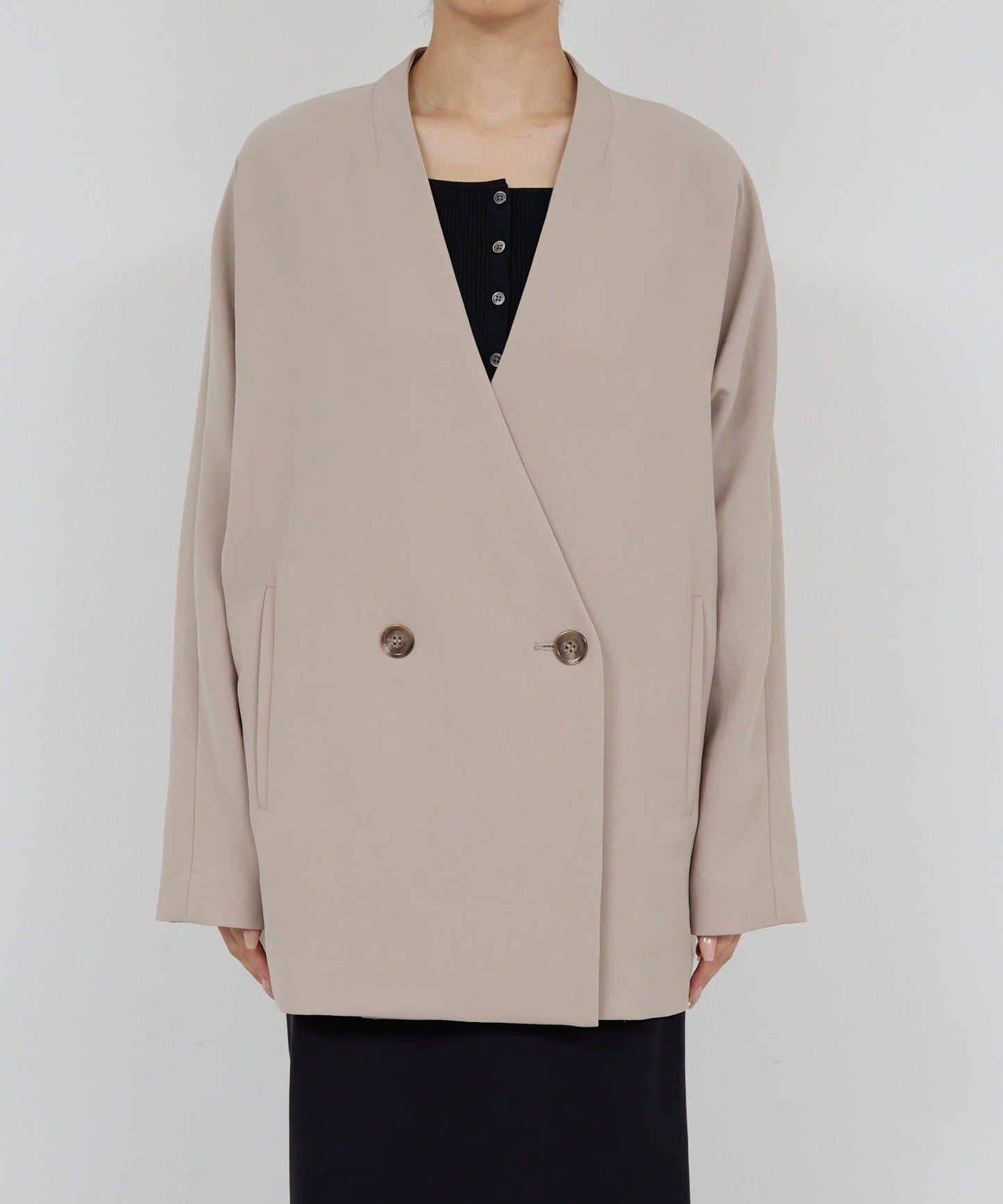 運動風寬鬆袖夾克