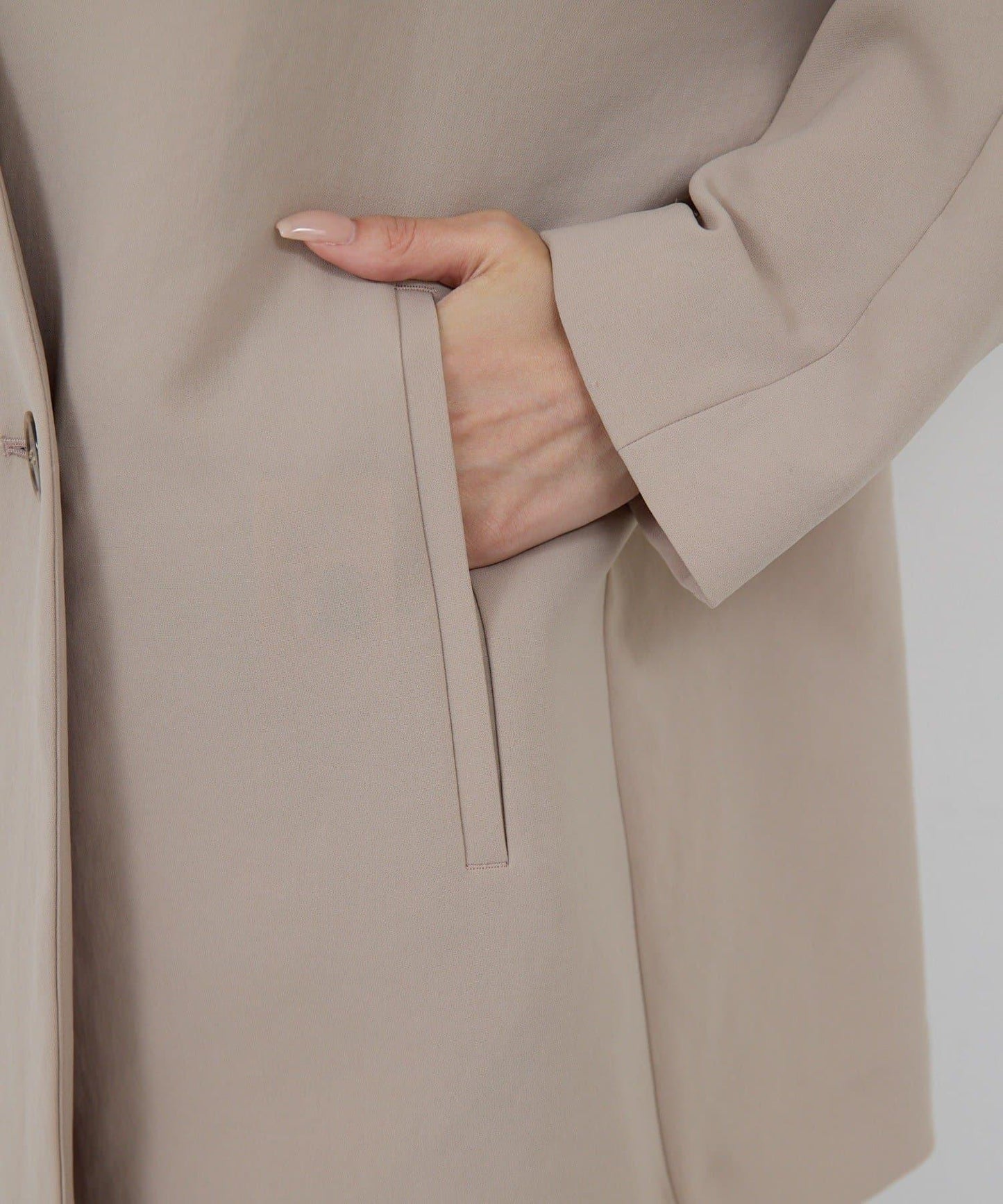 運動風寬鬆袖夾克