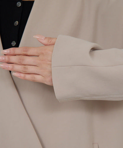 運動風寬鬆袖夾克