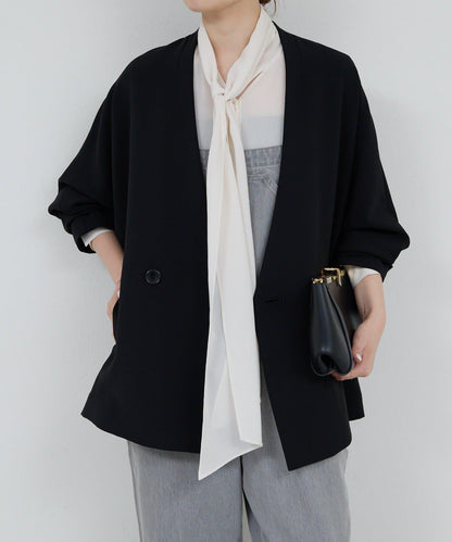 運動風寬鬆袖夾克