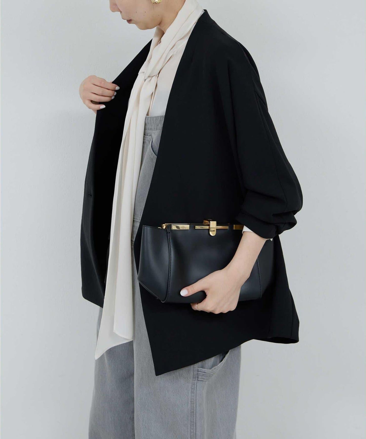 運動風寬鬆袖夾克