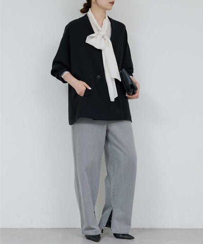 運動風寬鬆袖夾克