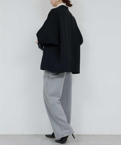 運動風寬鬆袖夾克