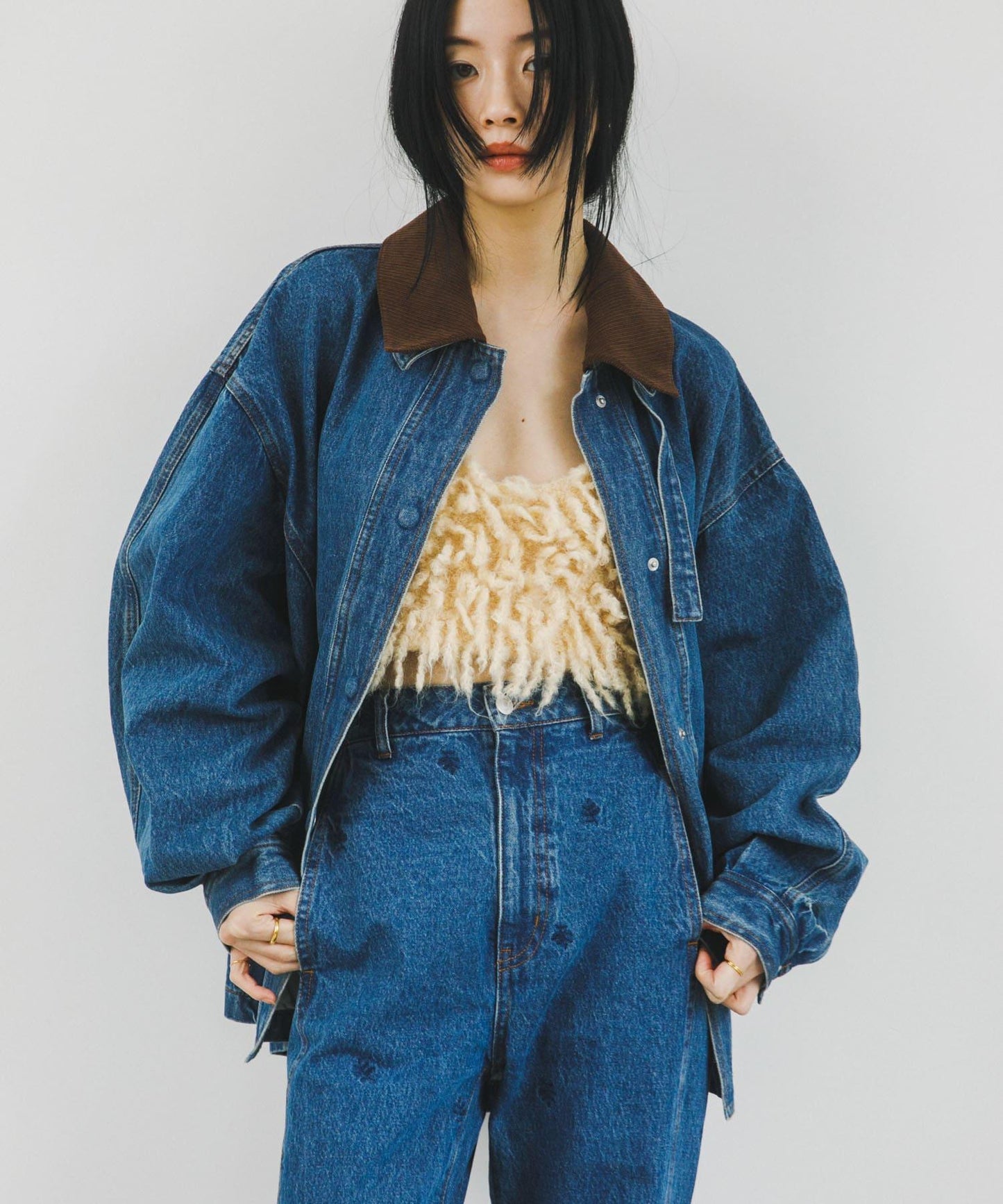 2WAY彩色牛仔夾克