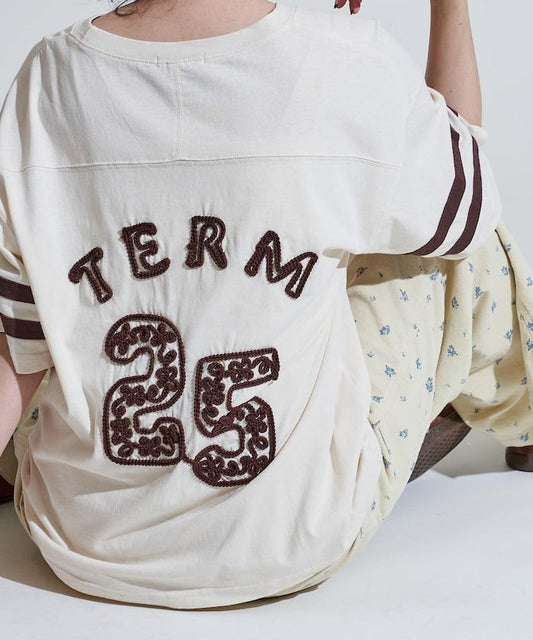 編繡數字印花T恤