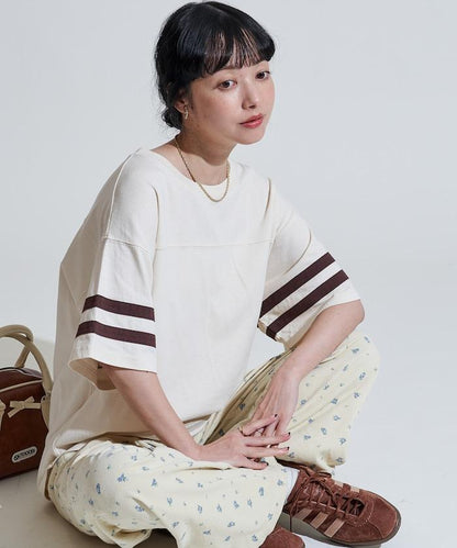 編繡數字印花T恤