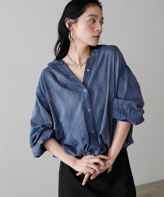 ［限定］牛仔風帽衫