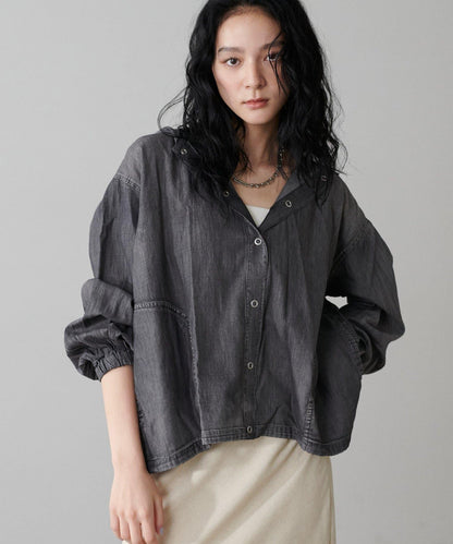 ［限定］牛仔風帽衫