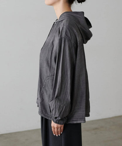 ［限定］牛仔風帽衫