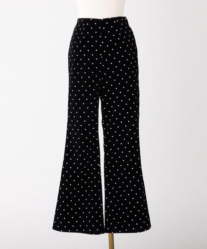 【Seemi.】絨面圓點褲