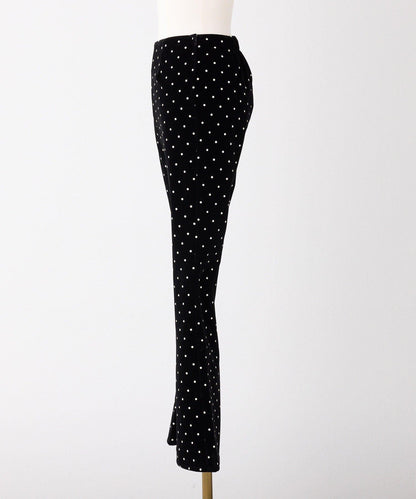 【Seemi.】絨面圓點褲