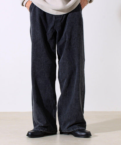 【寬鬆愛好者必看】鴨絨地寬鬆剪裁褲