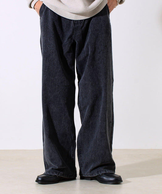 【寬鬆愛好者必看】鴨絨地寬鬆剪裁褲