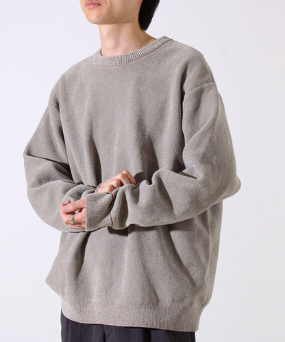 【去年熱門單品再次登場！不刺激皮膚的針織衫】莫爾雙面針織衫