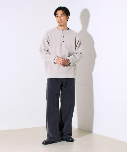 【寬鬆愛好者必看】鴨絨地寬鬆剪裁褲