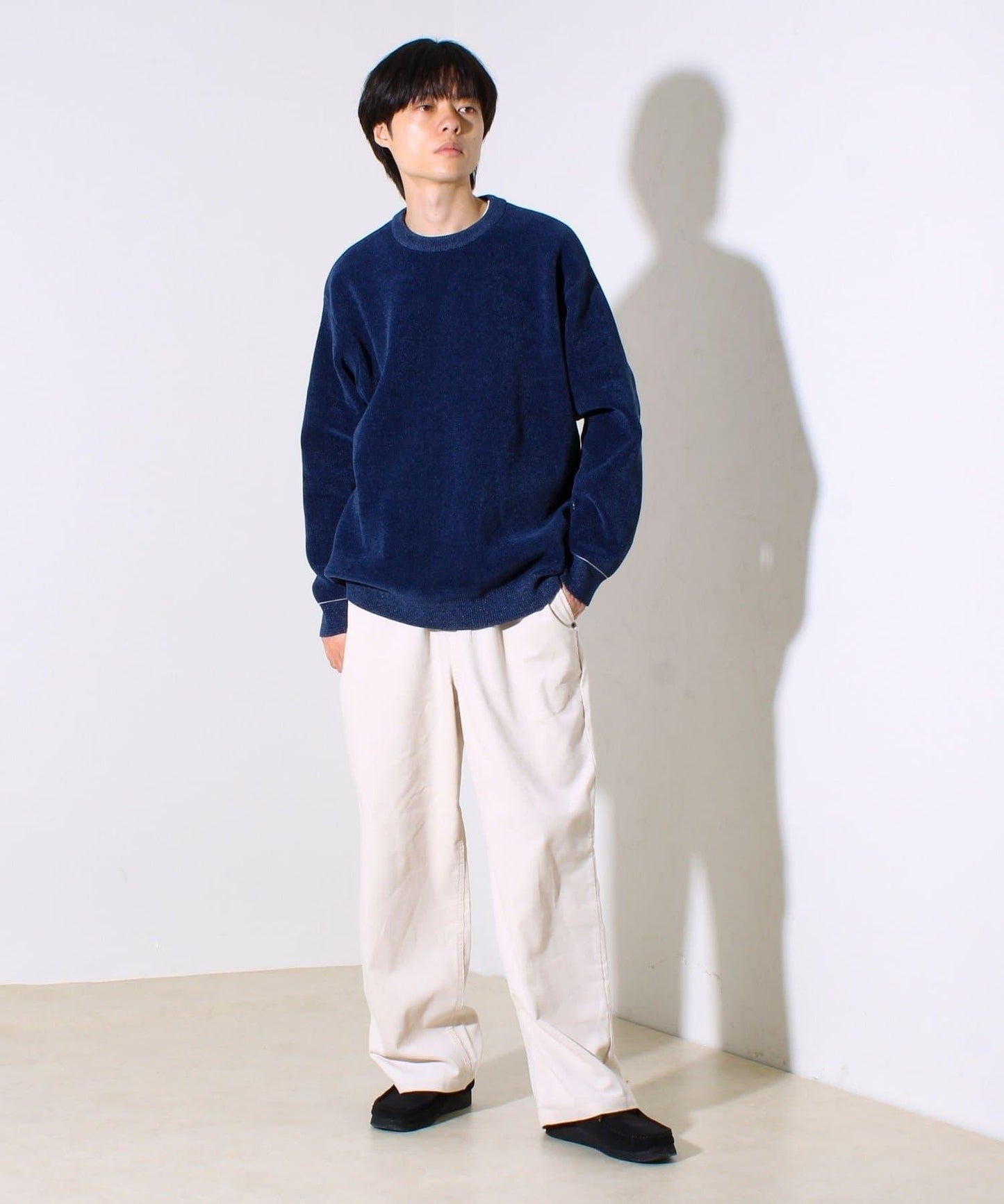 【去年熱門單品再次登場！不刺激皮膚的針織衫】莫爾雙面針織衫