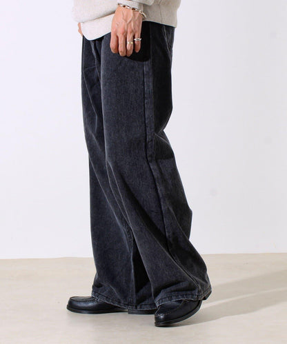 【寬鬆愛好者必看】鴨絨地寬鬆剪裁褲