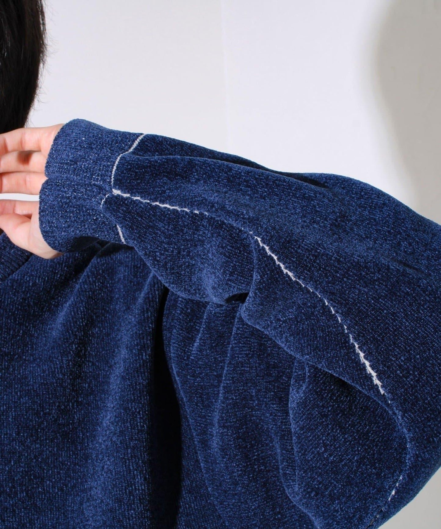 【去年熱門單品再次登場！不刺激皮膚的針織衫】莫爾雙面針織衫