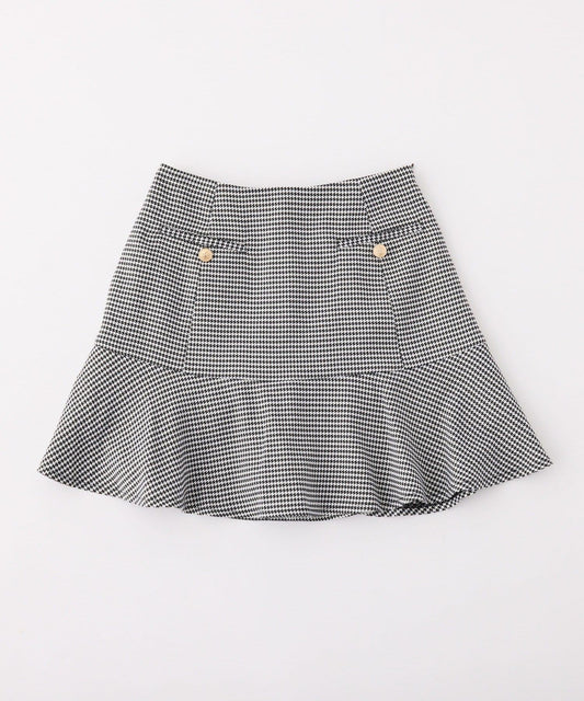 低腰喇叭迷你裙