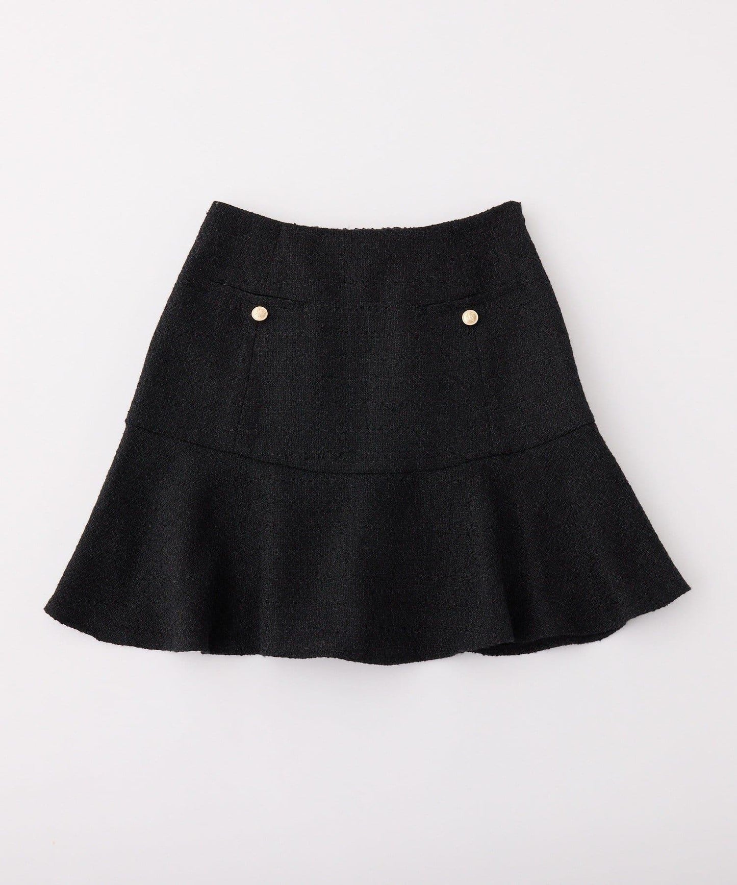 低腰喇叭迷你裙