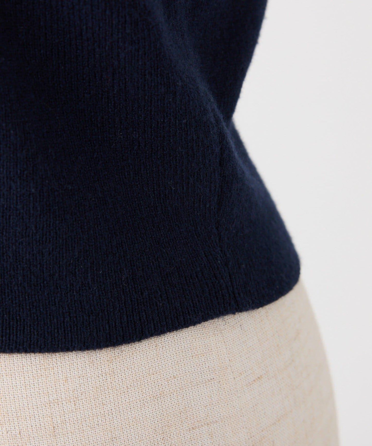 配色短袖針織衫