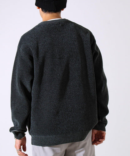 【去年熱門單品再次登場！不刺激皮膚的針織衫】莫爾雙面針織衫