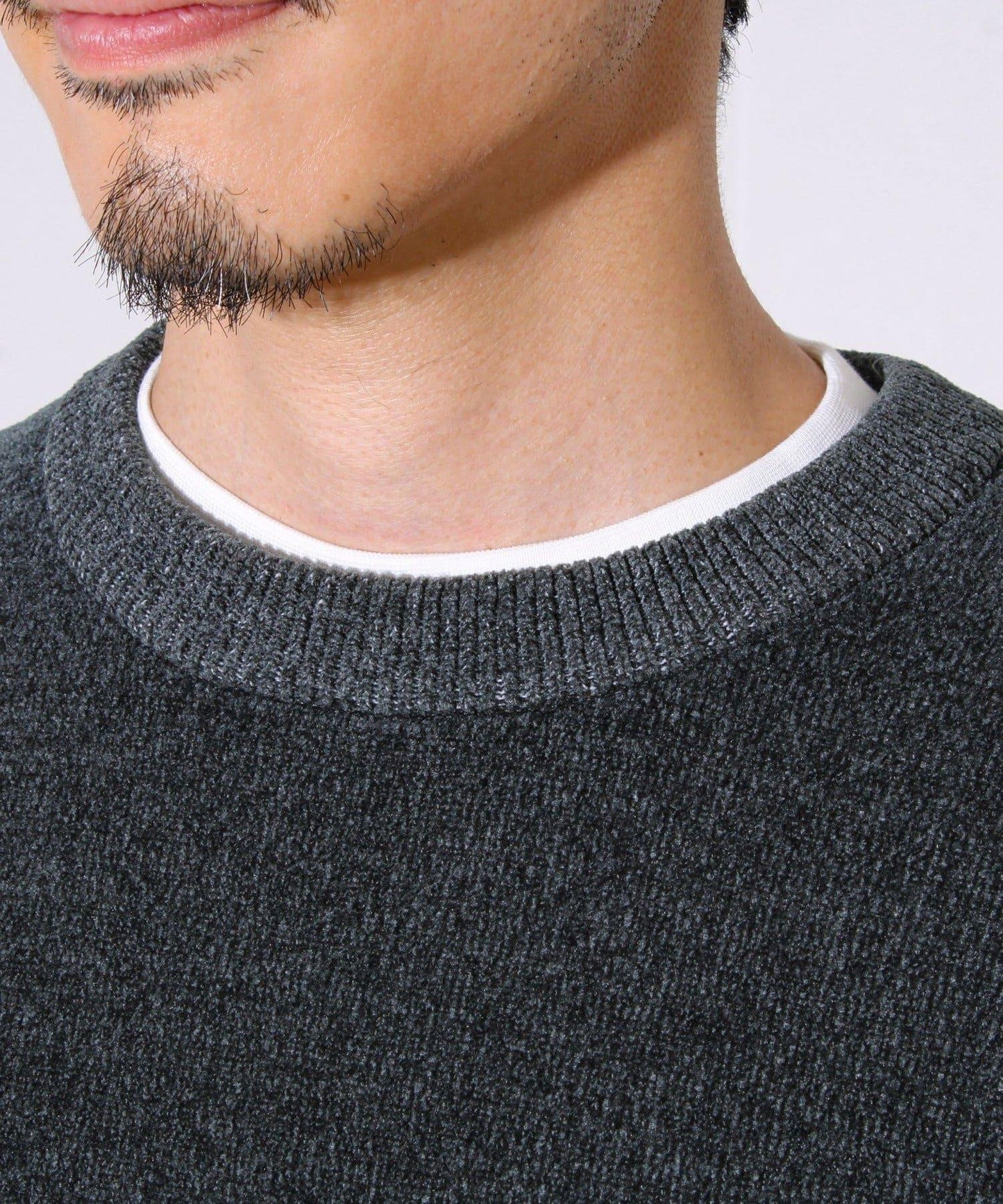 【去年熱門單品再次登場！不刺激皮膚的針織衫】莫爾雙面針織衫