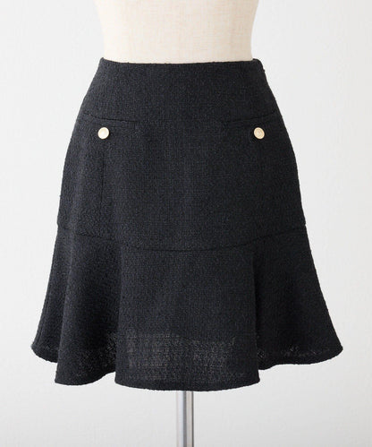 低腰喇叭迷你裙