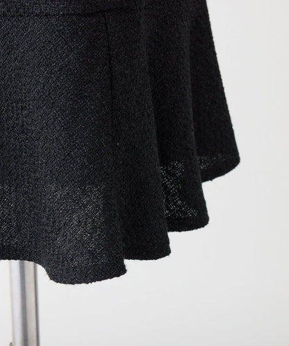 低腰喇叭迷你裙