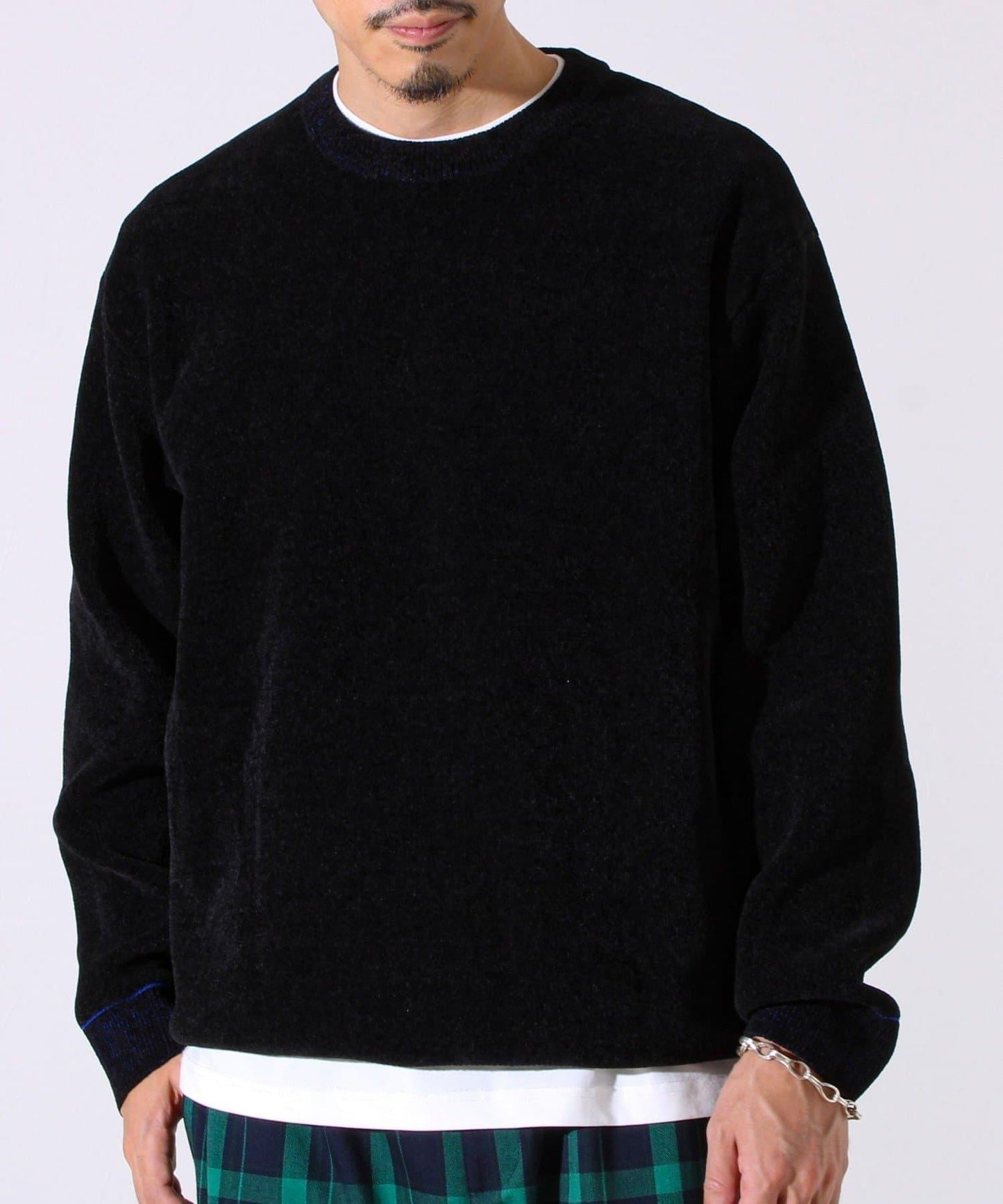 【去年熱門單品再次登場！不刺激皮膚的針織衫】莫爾雙面針織衫