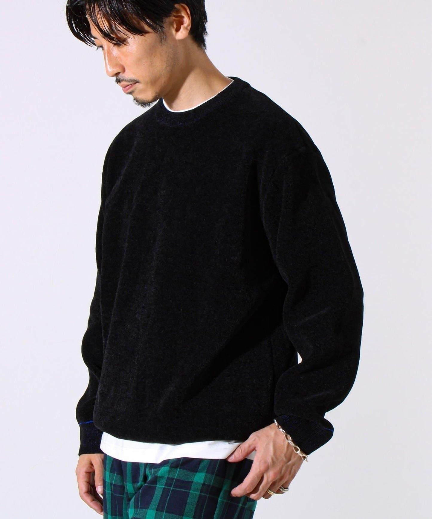 【去年熱門單品再次登場！不刺激皮膚的針織衫】莫爾雙面針織衫