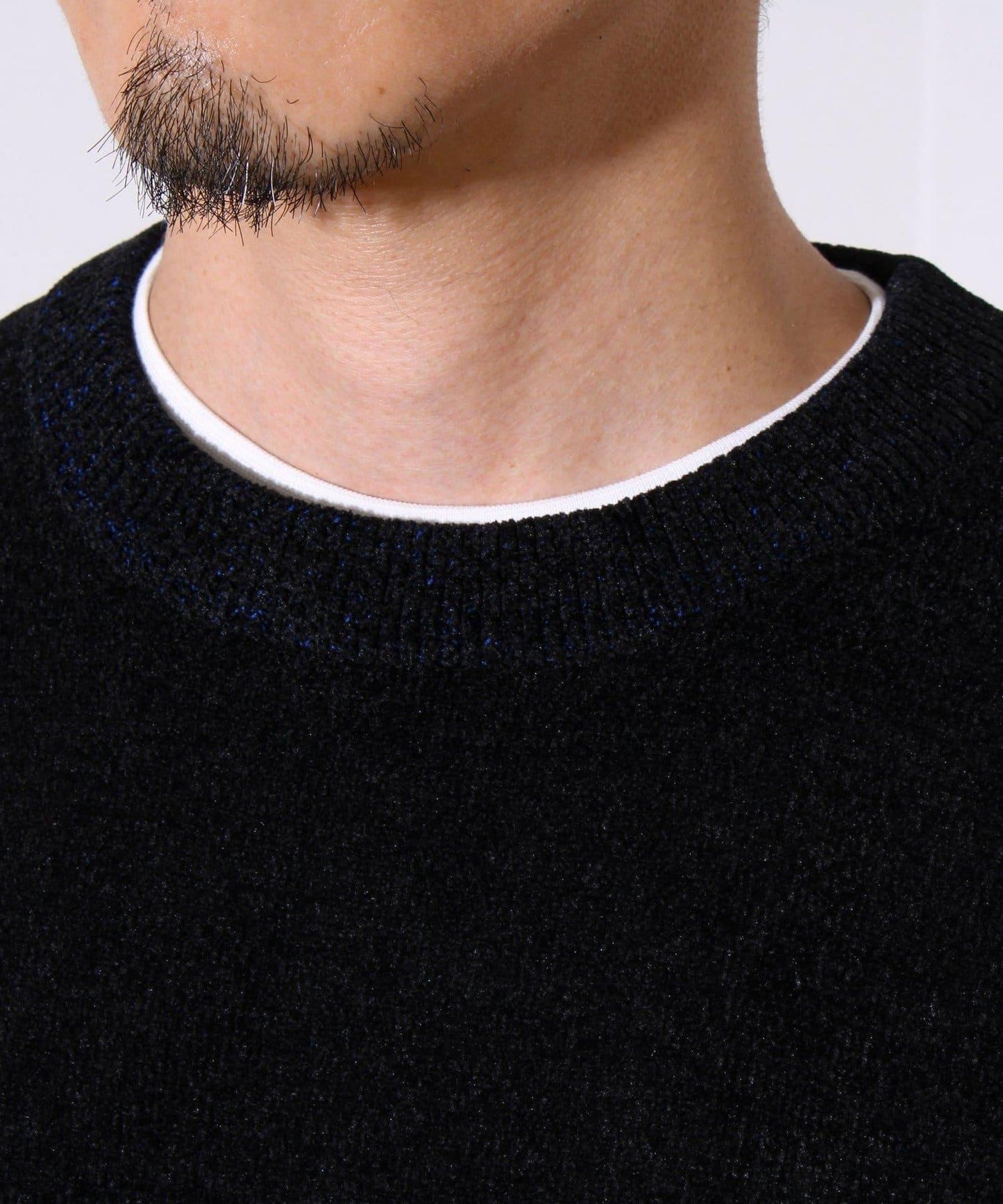 【去年熱門單品再次登場！不刺激皮膚的針織衫】莫爾雙面針織衫