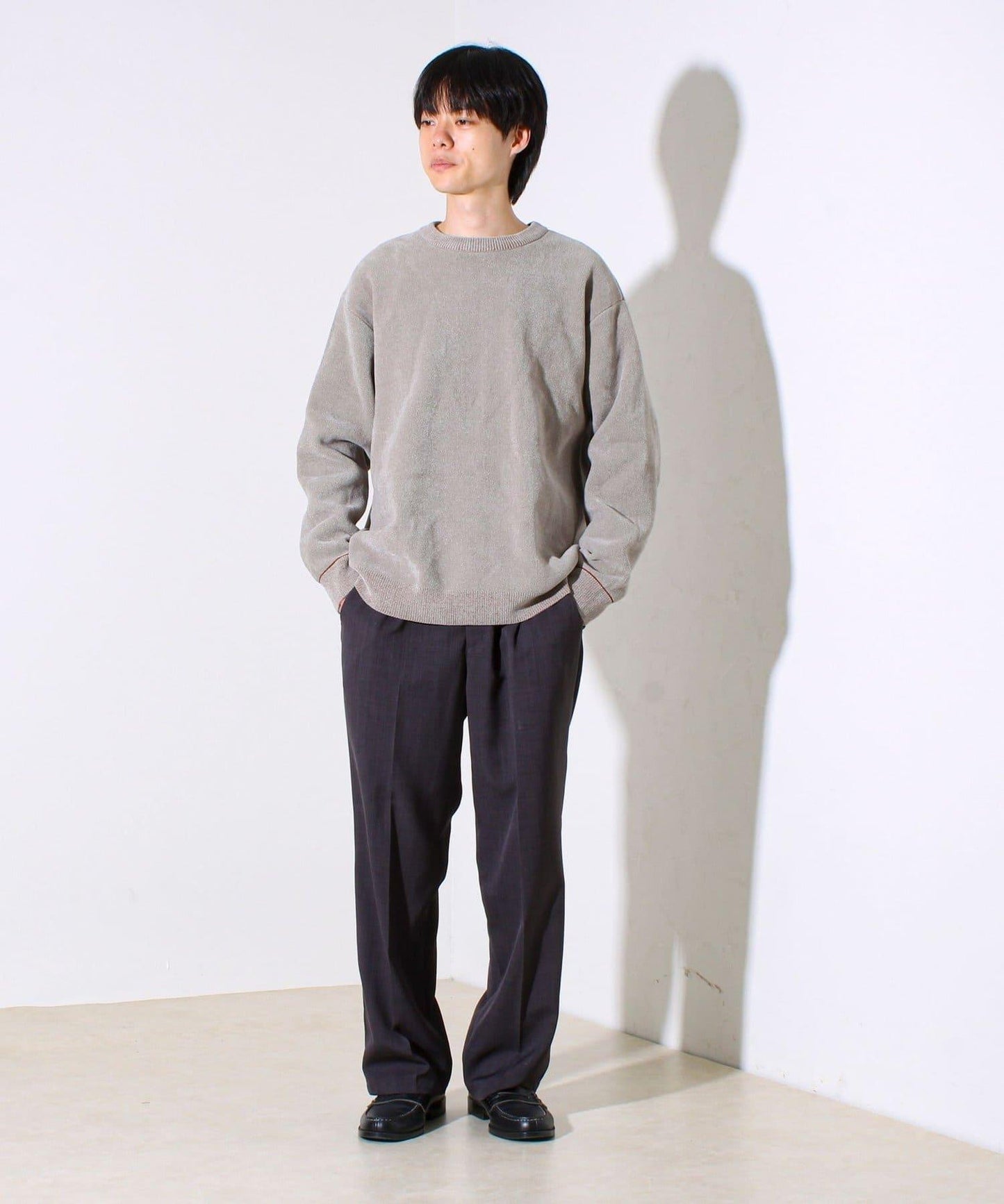 【去年熱門單品再次登場！不刺激皮膚的針織衫】莫爾雙面針織衫