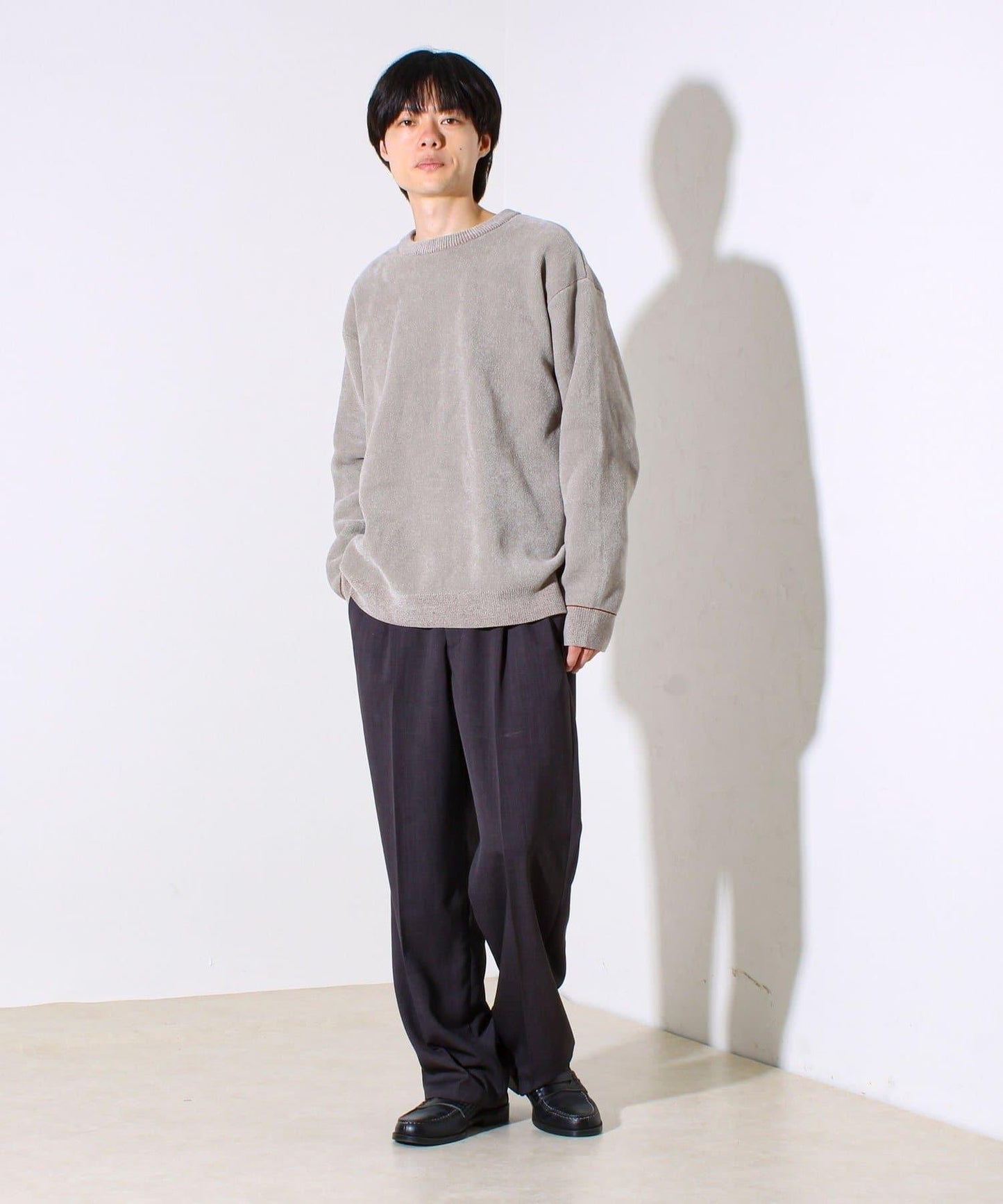 【去年熱門單品再次登場！不刺激皮膚的針織衫】莫爾雙面針織衫