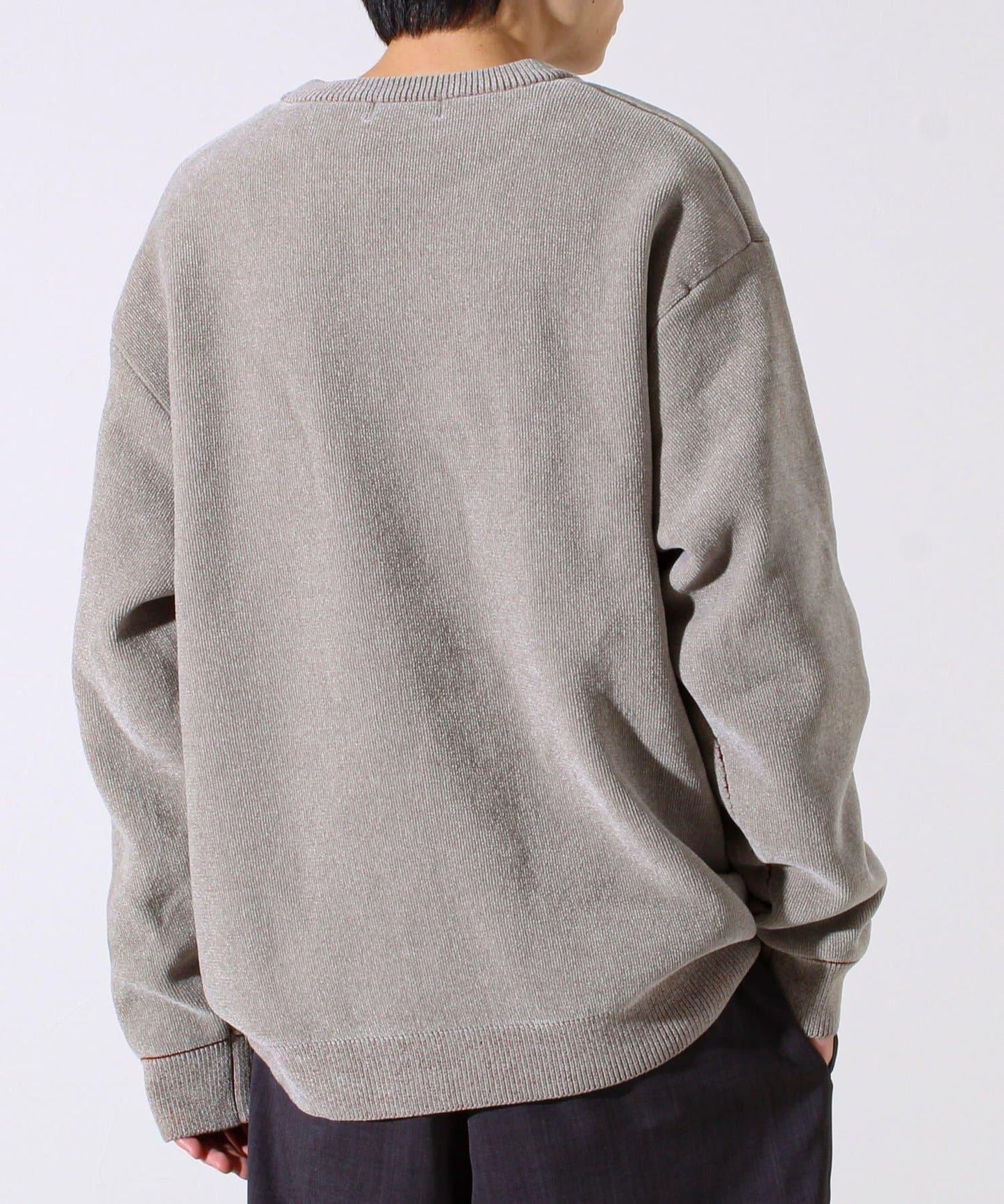 【去年熱門單品再次登場！不刺激皮膚的針織衫】莫爾雙面針織衫