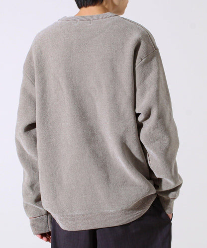 【去年熱門單品再次登場！不刺激皮膚的針織衫】莫爾雙面針織衫