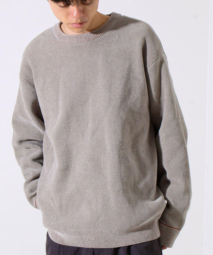 【去年熱門單品再次登場！不刺激皮膚的針織衫】莫爾雙面針織衫