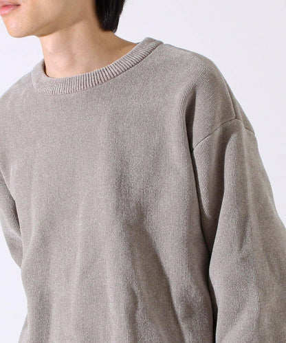 【去年熱門單品再次登場！不刺激皮膚的針織衫】莫爾雙面針織衫