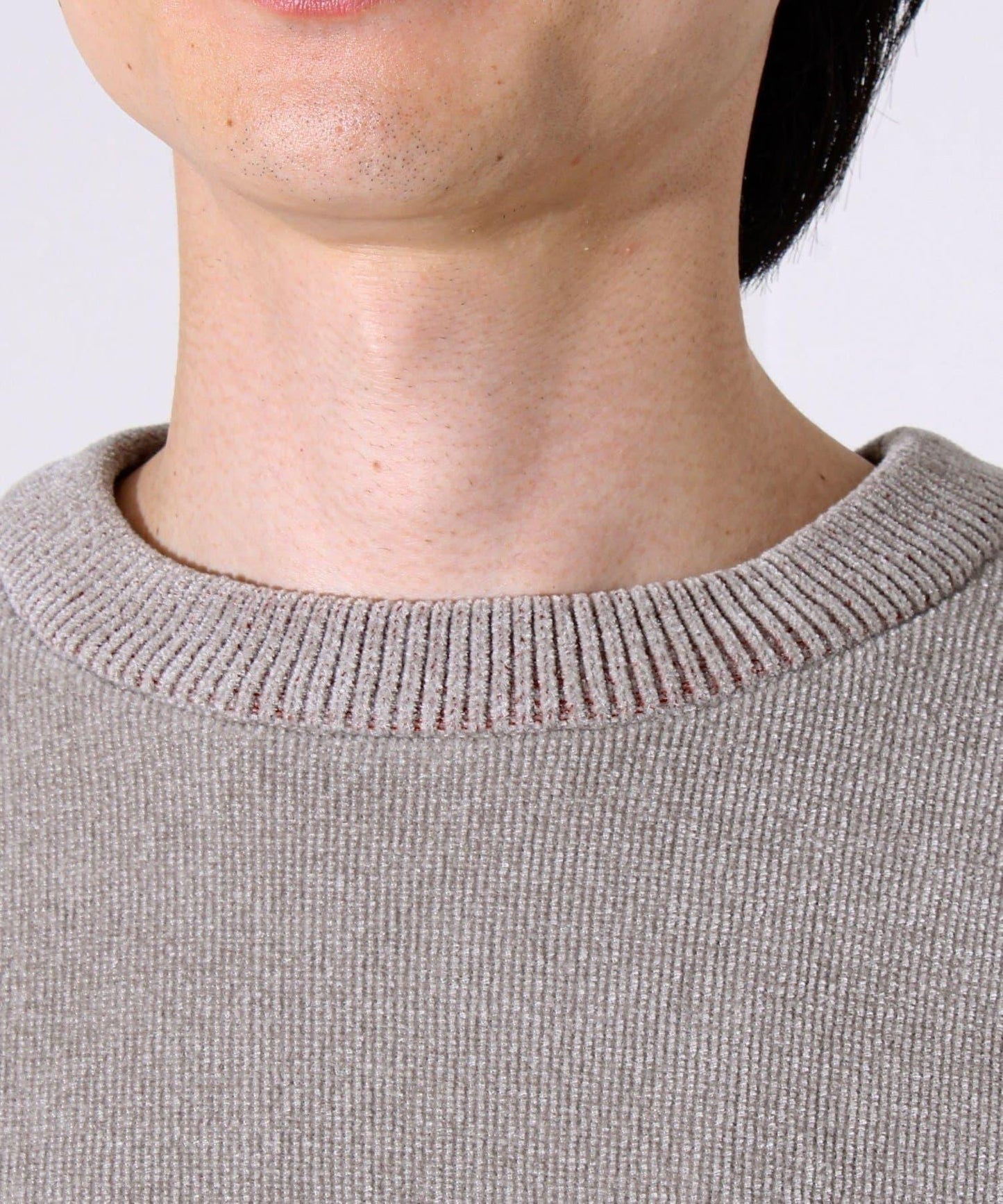 【去年熱門單品再次登場！不刺激皮膚的針織衫】莫爾雙面針織衫