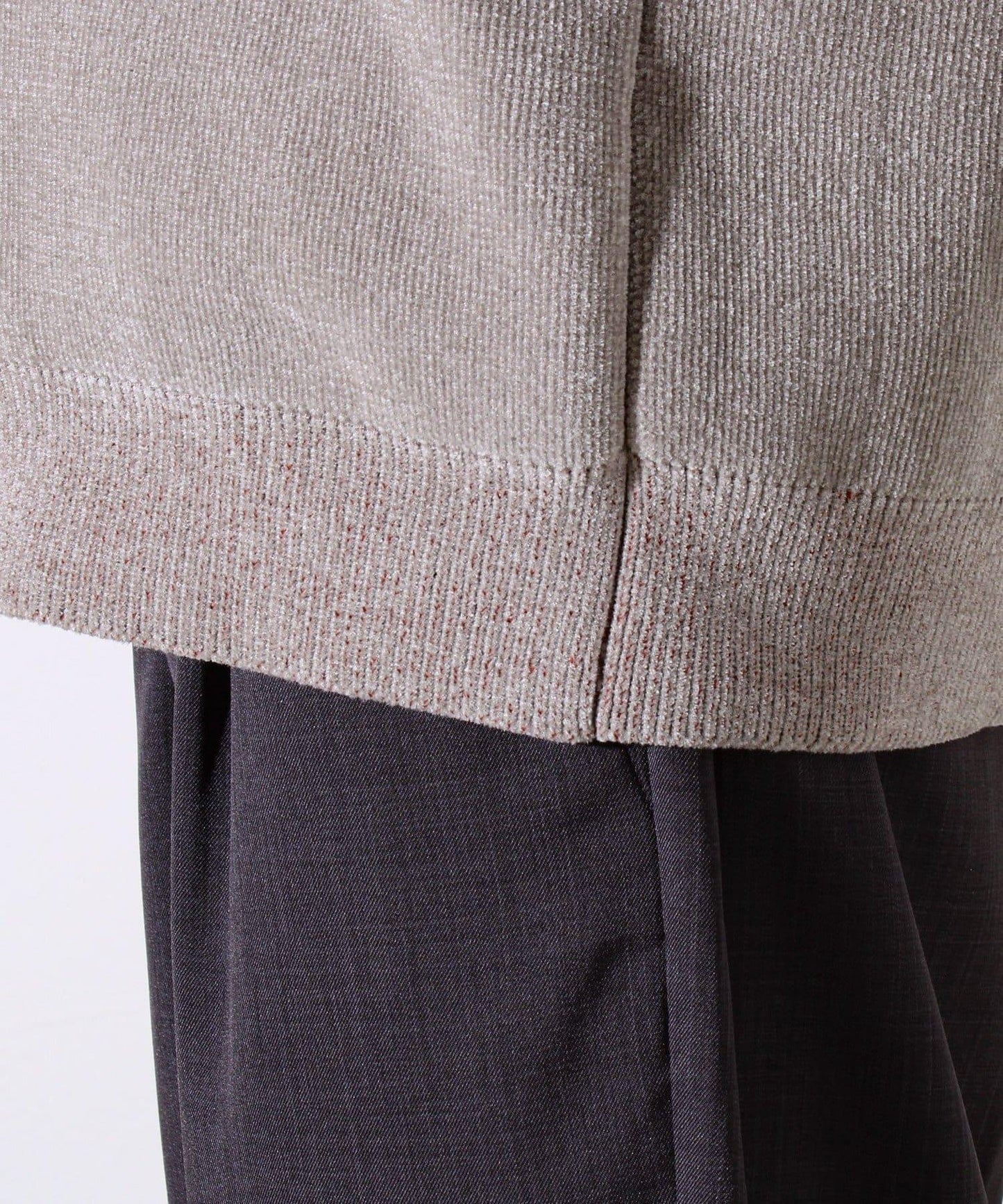 【去年熱門單品再次登場！不刺激皮膚的針織衫】莫爾雙面針織衫