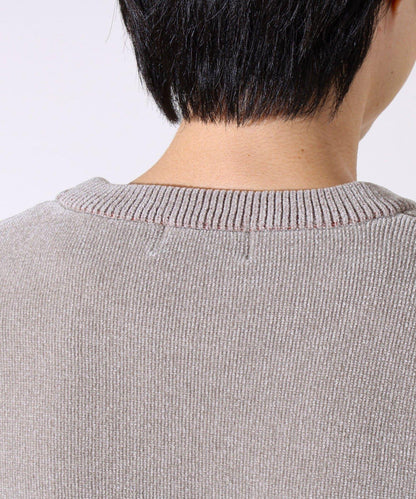 【去年熱門單品再次登場！不刺激皮膚的針織衫】莫爾雙面針織衫