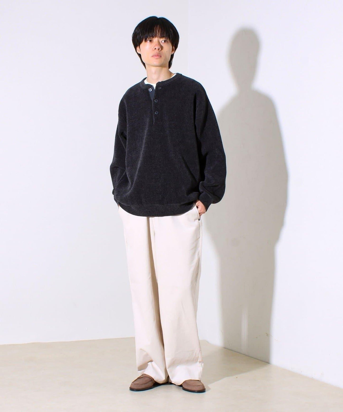 【套裝搭配】【GEVACO】燈芯絨 寬鬆休閒褲