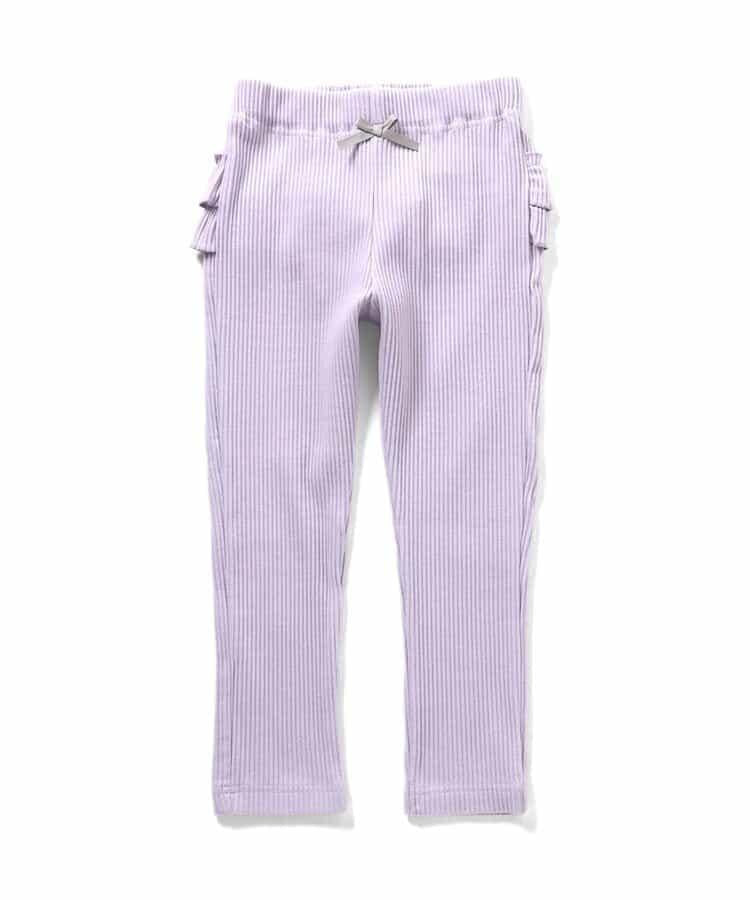 後褶邊緊身褲/7天風格褲 10分褲