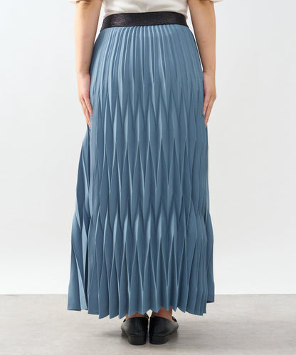 《腰部全鬆緊設計·優雅顯瘦◎》褶皺半身裙