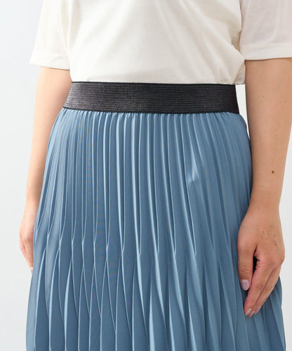 《腰部全鬆緊設計·優雅顯瘦◎》褶皺半身裙