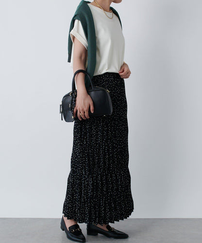 《腰部全鬆緊設計·優雅顯瘦◎》褶皺半身裙