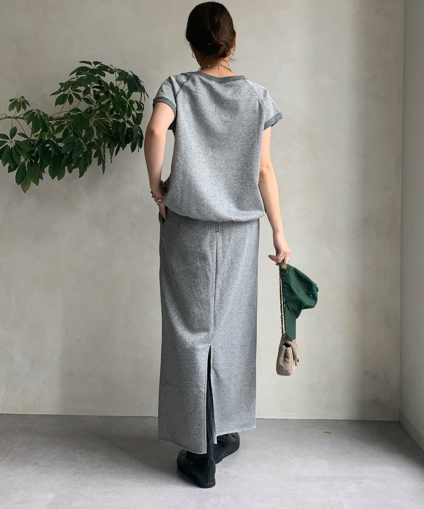 【限定】閃光內毛緊身裙