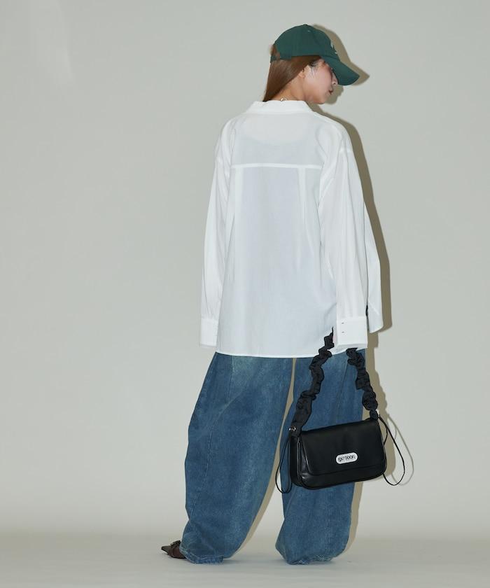 歐根紗拼接煮煮襯衫 限定推出