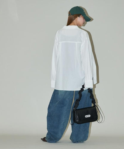 歐根紗拼接煮煮襯衫 限定推出